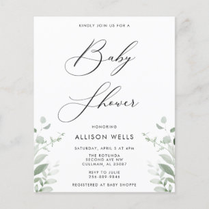 Moderne Baby shower Invitation Flyer