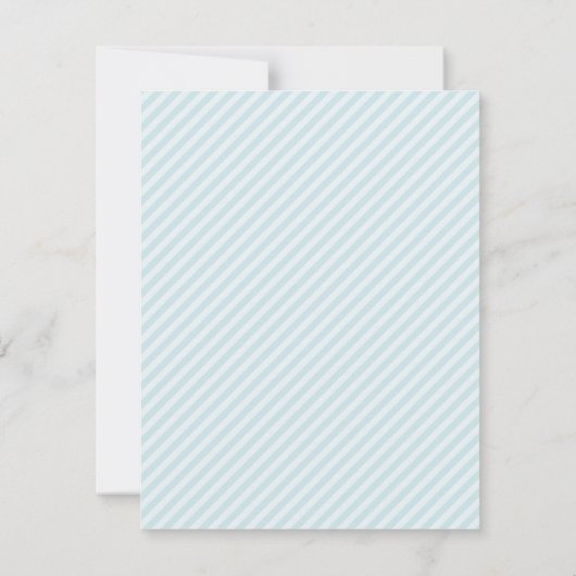 Moderne babykleding Babyjongen Shower-uitvindingen Kaart (Achterkant)