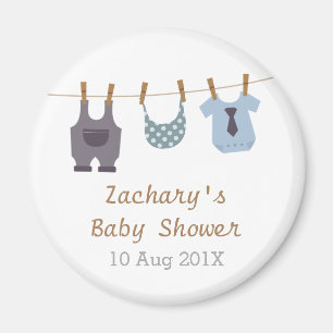 Moderne babykleding feestartikelen voor baby jonge magneet