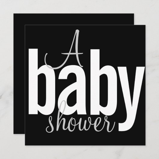 Moderne Babyschoenen Kaart (Voorkant / Achterkant)