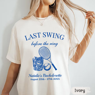 Moderne Bach Laatste Swing Voor De Ring Tennis T-shirt