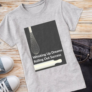 Moderne Bakkerij Backery Bakken Inspirerend T-shirt