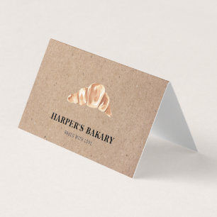 Moderne bakkerij Professional Logo Visitekaartje
