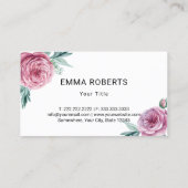 Moderne bakkerij visitekaartje (Achterkant)