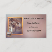 Moderne Ballet Dance Studio Visitekaartje (Voorkant)