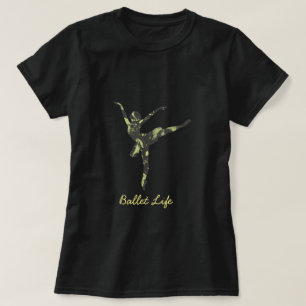 Moderne balletdanser moderne dans t-shirt