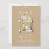 Moderne Bar Winkelwagen Couples Douche Kaart (Voorkant)