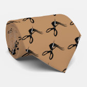 Moderne Barber Scissors Hair Stylist Stropdas (Opgerold)