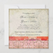 Moderne  barokke zwemmen, sparen de Datum Save The Date (Voorkant)