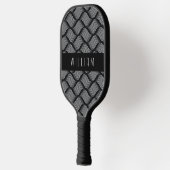 Moderne basket weave minimaal pickleball paddle (Links)