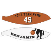Moderne Basketbal met Teamnaam Nummer (Panelen)