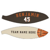 Moderne Basketball met teamnaam Basketbal (Panelen)