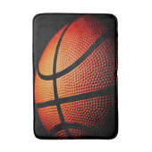 Moderne Basketball Sport Ball Skin Textern Pattern Badmat (Voorkant Verticaal)