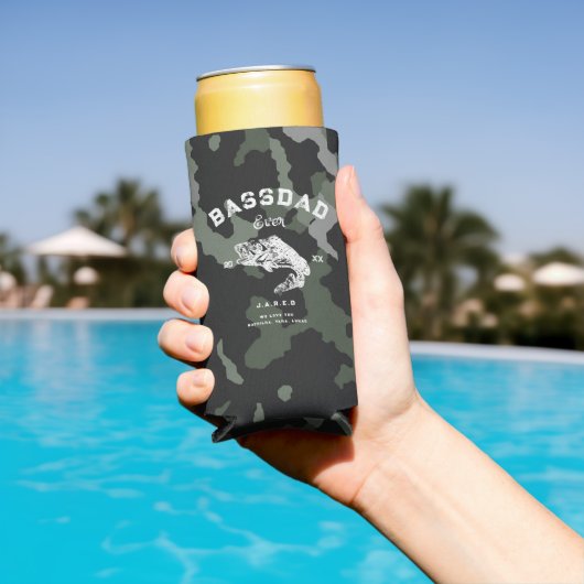 Moderne Bass Gevist Camouflage Aangepaste Naam (Insitu Zwembad)