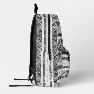 Moderne BATIK Patroon Bedrukte Rugzak