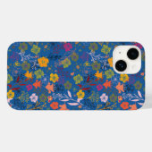 Moderne Batik Victoria Blauw Case-Mate iPhone Case (Achterkant (horizontaal))