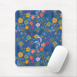 Moderne Batik Victoria Blauw Muismat