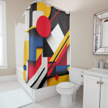 Moderne Bauhaus Colorful Abstracte geometric Shape