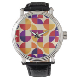 Moderne Bauhaus Geometrische Polshorloge Horloge