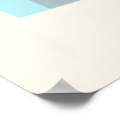 Moderne Bauhaus pastel uit het midden van de eeuw Poster (Hoek)