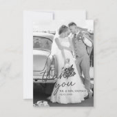 Moderne bedankkaart met Afbeelding (Voorkant)