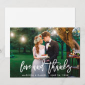 Moderne Bedankt voor het wedden van de Fotoliefheb (Voorkant / Achterkant)