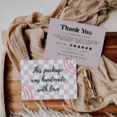 Moderne Bedankt voor uw aankoop Kaart