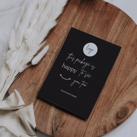 Moderne Bedankt voor uw aankoop Kaart