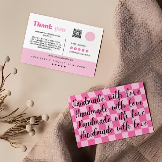 Moderne Bedankt voor uw aankoop Kaart