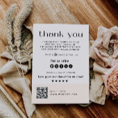 Moderne Bedankt voor uw aankoop Kaart