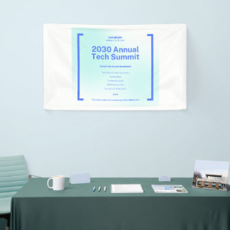 Moderne bedrijfs-tech-top-evenementbanner - 2030 A Spandoek