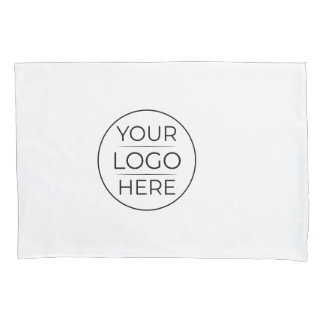 Moderne bedrijfslogo branding kussensloop