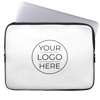 Moderne bedrijfslogo branding laptop sleeve