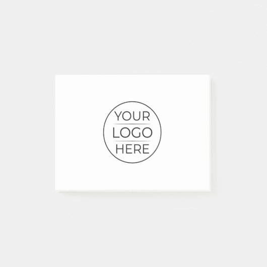 Moderne bedrijfslogo branding post-it® notes (Voorkant)
