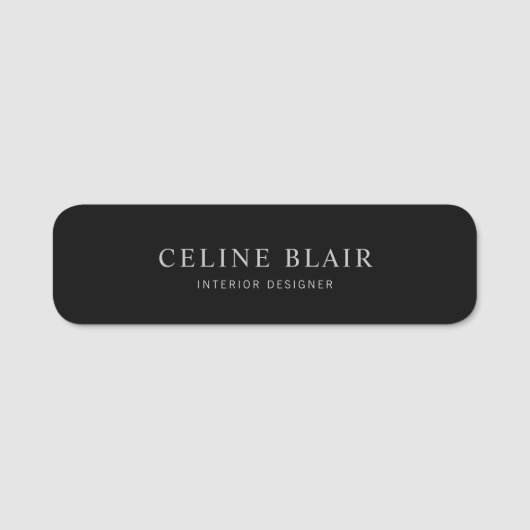 Moderne bedrijven naamplaatje (Voorkant)