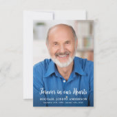 Moderne begrafenis gedenkfoto sympathie gebed Kaar (Voorkant)