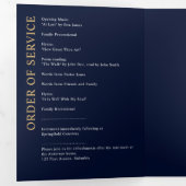 Moderne begrafenis / gedenkteken / viering van het drieluik programma (Binnenzijde eerst)