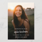 Moderne begrafenis | Orde van de Dag van het Leven Programma (Voorkant)