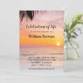 Moderne begrafenis | Viering van de "Life Beach Su Kaart (Staand voorkant)