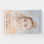 Moderne begrafenis | Viering van grote foto van Li Spandoek (Horizontaal)