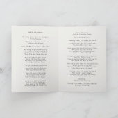 Moderne begrafenis | Volgorde van dienst Programma (Binnen)