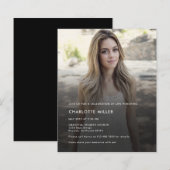 Moderne begroting Foto's - viering van de uitnodig (Voorkant / Achterkant)