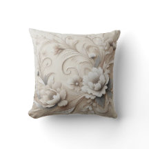 Moderne beige bloemen 3
