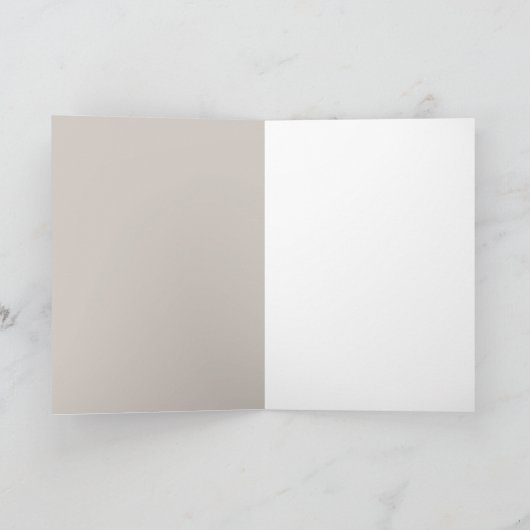 Moderne Beige Mama Kind Namen Moederdag Feestdagen Kaart (Binnen)