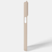 Moderne Beige Monogram Script Naam Case-Mate iPhone Case (Achterkant / Rechts)