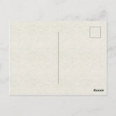 Moderne bekendmaking van de aankondiging van de eu briefkaart (Achterkant)