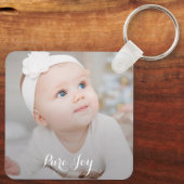Moderne Bekleding Persoonlijke Foto Sleutelhanger (Achterkant)