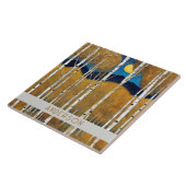 Moderne berg keramische Tegel Tegeltje (Zijkant)