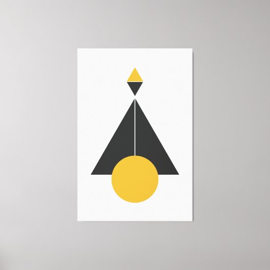 Moderne bergkunst canvas afdruk (Voorkant)