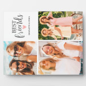 Moderne Best Friends Besties Photo Collage Plaque (Devant)